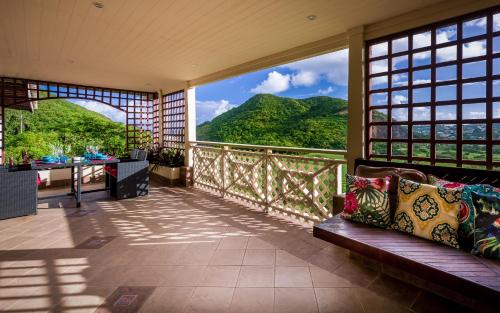 陽台/露台, flamboyantvilla in 羅德尼灣