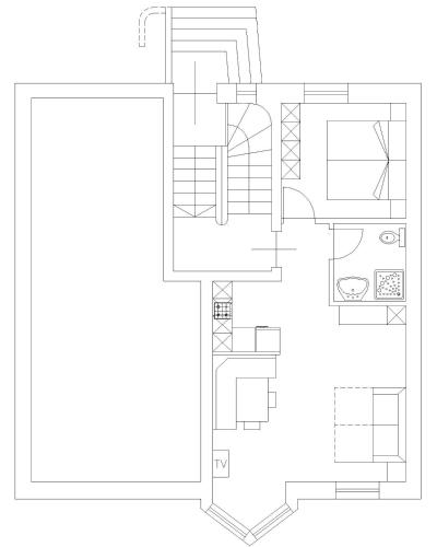 Apartment with Mountain View