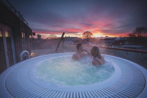 Open air bath, Johan Design & SPA Hotel in Kuressaare