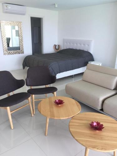 1 double bed, 2 sofa beds