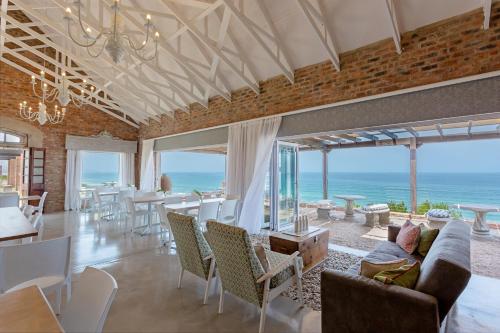 Étterem, Seeplaas Guesthouse in Groot Brak Rivier