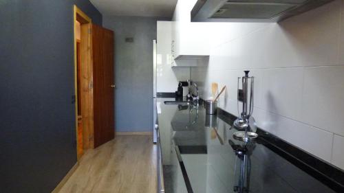 Konyha, Parc Apartaments in Rialp