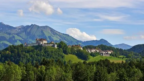 Hôtel de Ville in Broc, Schweiz