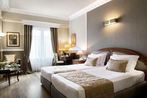 Mediterranean Palace The 5-star Mediterranean Palace offers comfort and convenience whether youre on business or holiday in Thessaloniki. The hotel offers guests a range of services and amenities designed to provide comf