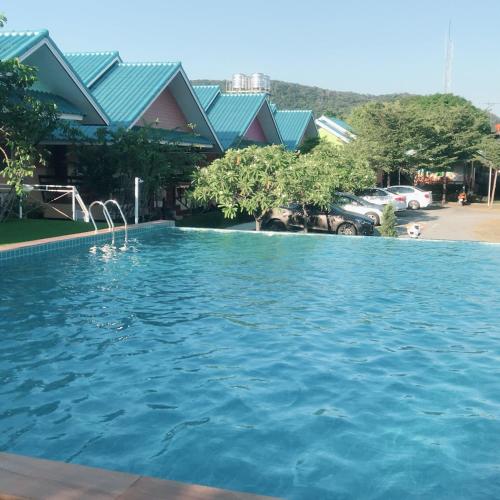 Swimming pool, Sangtong Beach Resort near Tuek Daeng