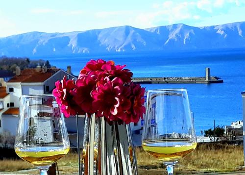 景觀, Beautyful sea view 6 luxury studio Danijela in 塞尼