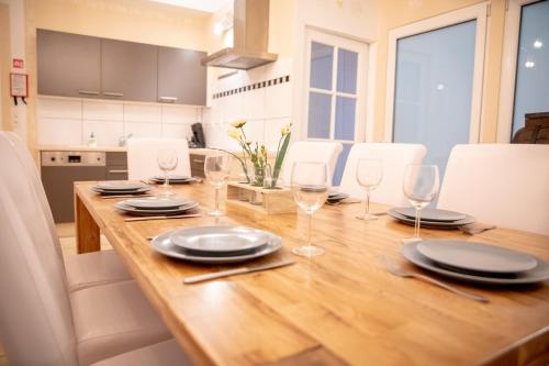 Konyha, Zythogite Appartement 8 personnes avec jardin, bbq in Tintigny