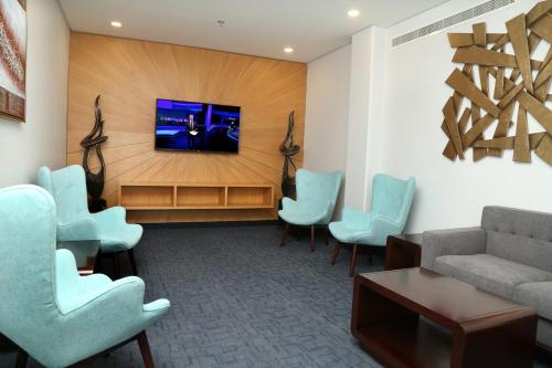 Aufenthaltsraum/ TV-Zimmer, Meshal Hotel & Spa in Manama