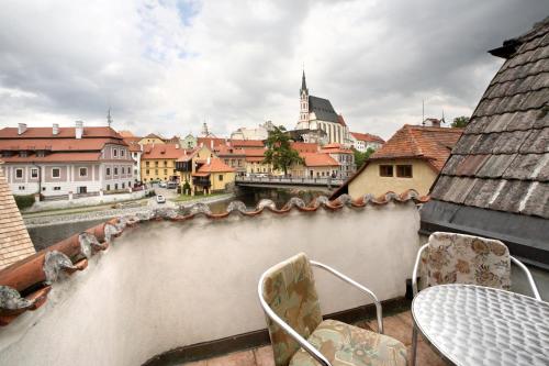 Balcony/terrace, Pension U Hada in Cesky Krumlov