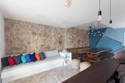 共用Lounge/電視區, BRECHA HOSTEL & ROOFTOP - Maragogi in 馬拉戈日