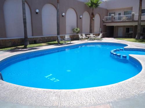 Úszómedence, Hotel Santiago Plaza in Olivares