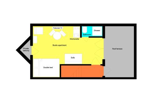 Little Brighton Beach Apartments - Spa Cabin on roof