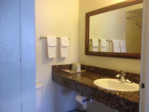 浴室, 阿拉莫戈多經濟旅館 (Economy Inn Alamogordo) in 阿拉摩哥多