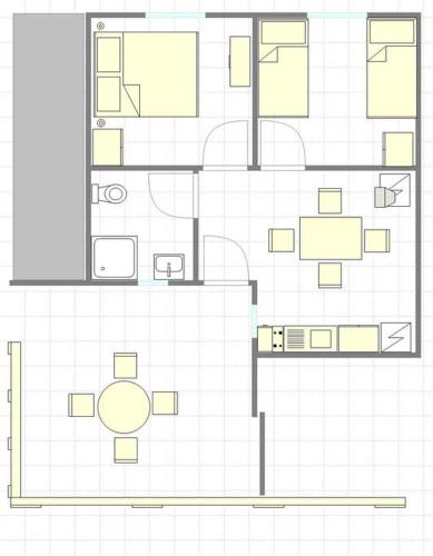 Sunny Bi-Pi Apartment