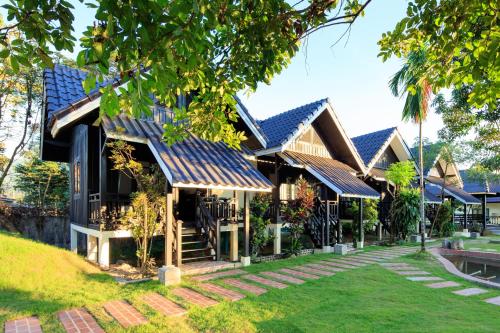 Indgang, Sansan Resort in Vang Vieng
