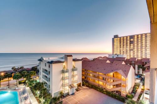 Scenic Views from the balcony at Ocean Forest Plaza Condos - main image