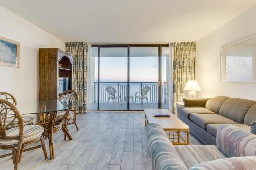 Scenic Views from the balcony at Ocean Forest Plaza Condos in Myrtle Beach, USA