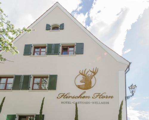 入口, Historisches Gasthaus Hotel Hirschen Horn in 蓋恩霍芬