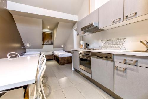 Kitchen, Sophie's Hostel near St Cyril and St Methodius Cathedral