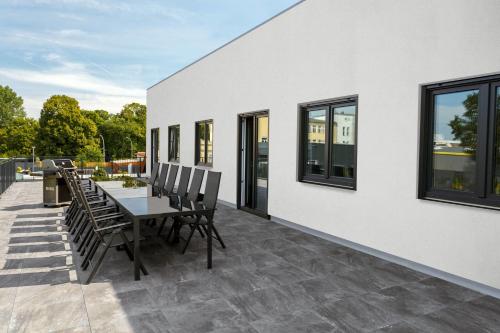Monteurzimmer Berlin Pankow mit Dachterrasse - Nur 10 min. von der A10 - 3 Zimmer/ 7 Betten, Berlín (foto 6)