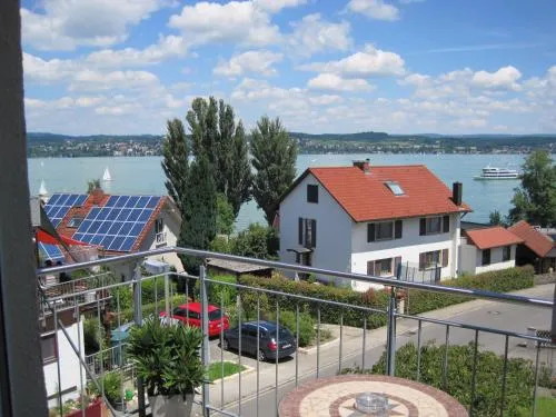 Seeblick Imperia in Konstanz, Deutschland