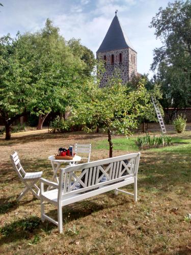 Herberge im "alten Pfarrhaus" in Schmergow am Havel-Radweg