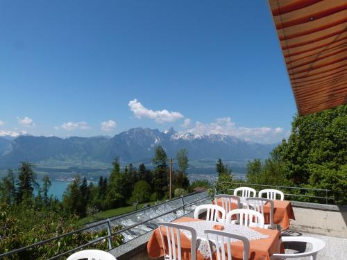 Terraza/balcón, Hotel Bellevue in Thun