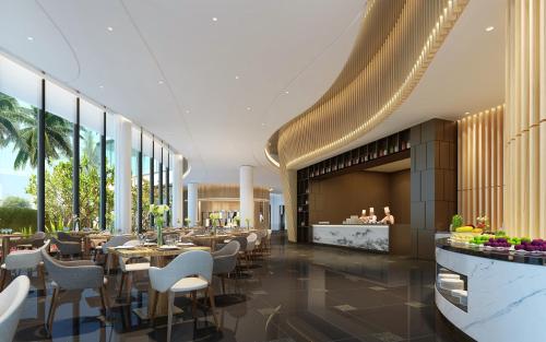 餐廳, Xiamen Gaoqi Airport Fliport Coso Hotel in 廈門