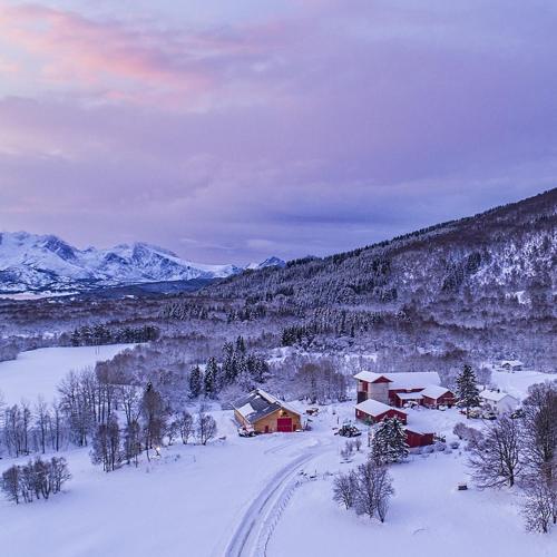 ทัศนียภาพภายนอกโรงแรม, Gammelstua på Storsæter Gård (Gammelstua pa Storsæter Gard) in ลอฟโฟเตน