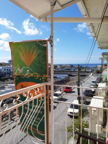 balkon/taras, Narakiel's Inn in Roseau