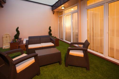Balkon/teras, Barokk Hotel Promenad in Gyor