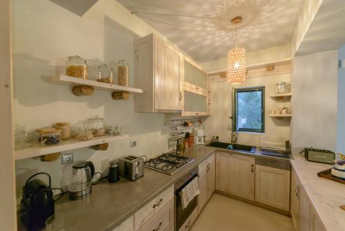 virtuve, Villa Melani in Kedro (Lesvos)