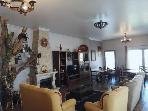 Koplietošanas atpūtas telpa ar TV, Quinta Ribeiro Tanquinhos in Vila Nova da Barquinha