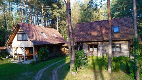 Viesnīcas āriene, Zielone Domki in Nowy Zyzdrój