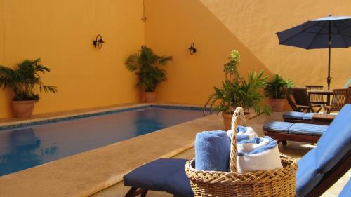 Úszómedence, Castelmar Hotel in Campeche