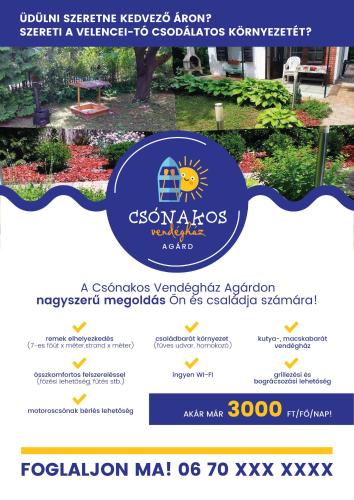  Csónakos vendégház in Gárdony