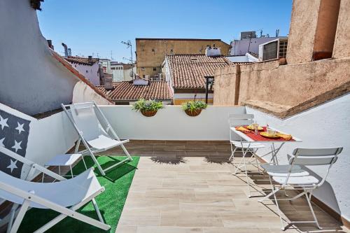 Ático duplex con terraza en puro centro, 2 a 8 pax