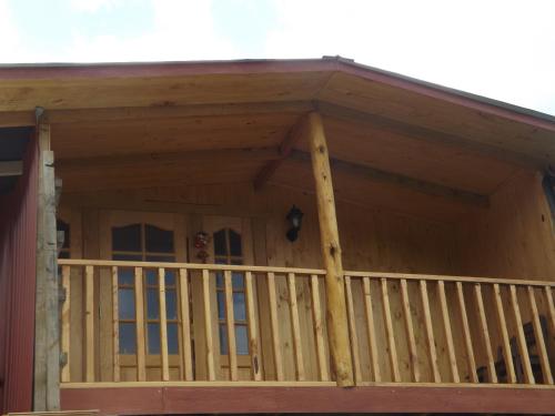 Balkons/terase, Hostal Robinson in Puerto Puyuguapi