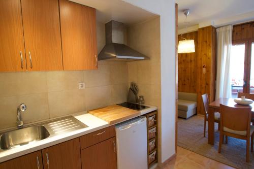 cuina, Apartament Boix petit in La Molina-Alp