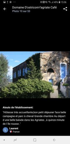 les jardins piedi mela chambre d'hôte Monticello