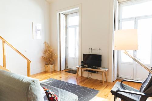 Aposentus -Romantic Mezzanine Apartment With a Balcony, Porto (fotografie 4)