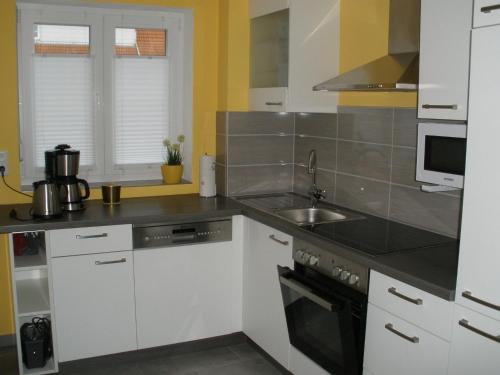 Cocina, Ferienwohnungen Flora in Bad Windsheim