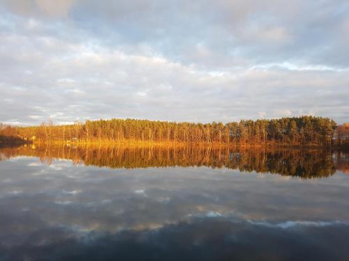 Agro Breza domek nad samym jeziorem- sauna, balia ogrodowa - Accommodation - Lipusz