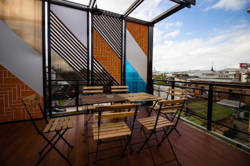 陽台/露台, 布斯基特青年旅館 (BUSKET HOSTEL) in 清萊