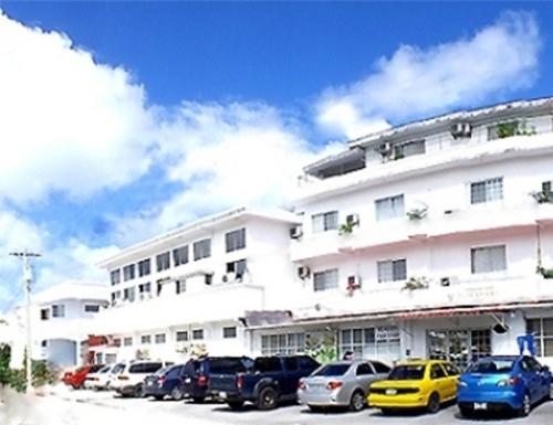 Entrance, Himawari Hotel in Saipan