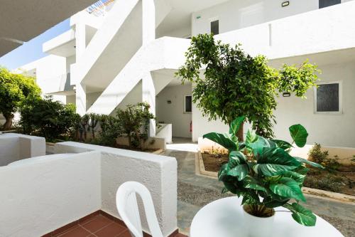 Balcony/terrace, Castello Bianco Aparthotel in Crete Island