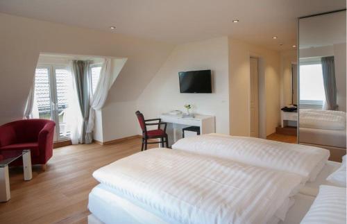 1 double bed