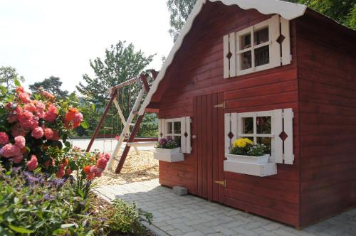 花園, Gasthof Schumacher Hotel garni in 弗羅伊登貝格