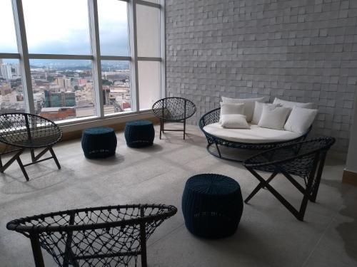 Flat Aconchego, próximo ao centro de Osasco, ar condicionado, academia, piscina, wifi e varanda, Osasco (foto 10)