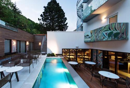 陽台/露台, 皇家斯萊爾酒店 (Hotel The Royal Snail) in 那慕爾郊區